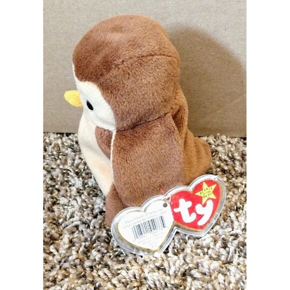 Rare Tag Errors Ty Hoot Owl Beanie Baby - Picture 5 of 5